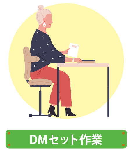 DMセット作業