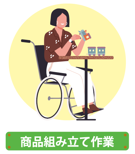 商品組み立て作業
