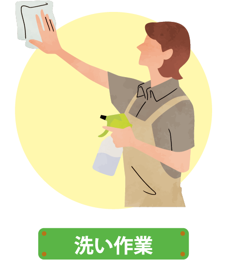 洗い作業